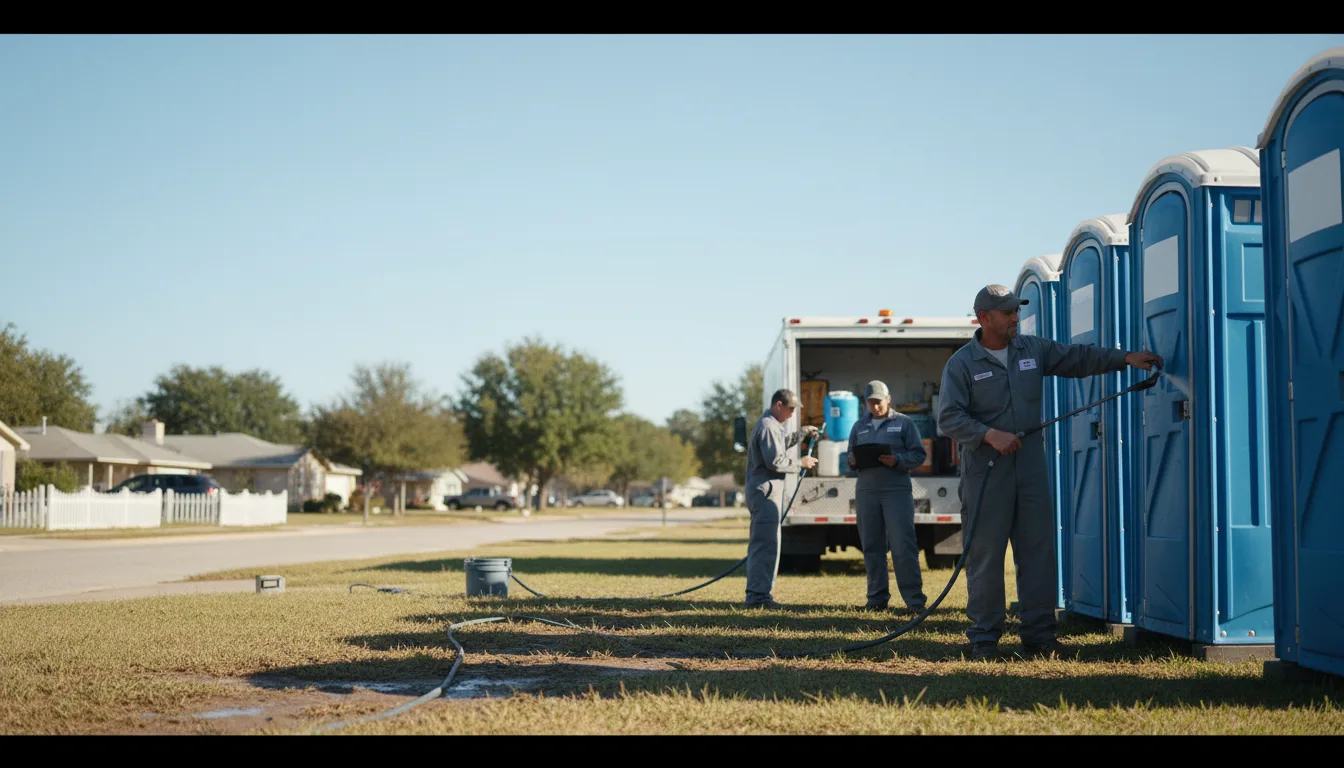Long-Term Portable Toilet Rental in Rogers, AR near me